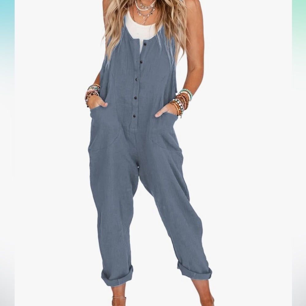 Linen cotton Jumpsuit/Overalls